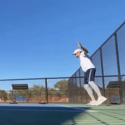 Pickleball Fast Drive Paddle Hit Loop GIF
