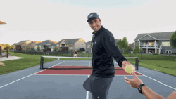 Pickleball Player Jay Devilliers Waving GIF