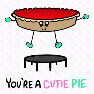 Pie Jumping On Trampoline You're A Cutie Pie GIF