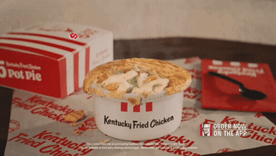 Pie With Fork And Can't Be Crying If You're Busy Pot Pie Ing GIF