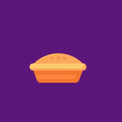 Pie With Fork Saying Can't Be Crying If You're Busy Pot Pie Ing GIF