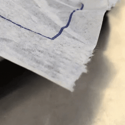 Piece Of Paper With Blue Line GIF