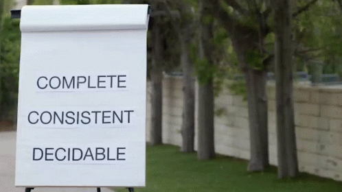 Piece Of Paper With Complete Consistent Decidable GIF