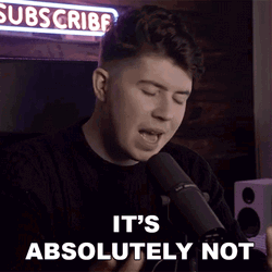 Pierce Alexander Kavanagh Shaking Absolutely Not GIF