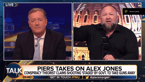 Piers Takes On Alex Jones On Talk TV Show GIF
