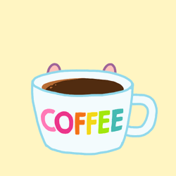 Pig Diving In Cafe Animation GIF