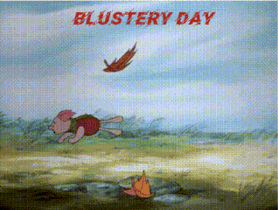 Pig Flying Blustery Day GIF