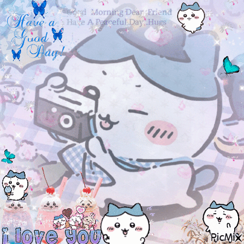 Pig Holding Camera Have A Good Day I Love You GIF