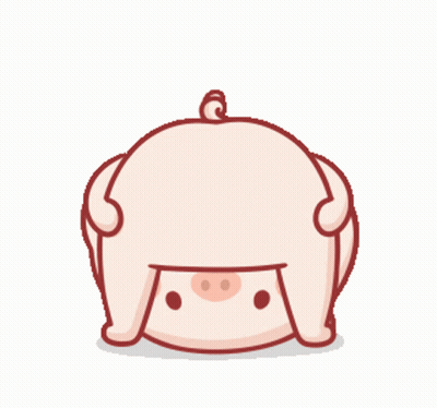 Pig Laying Down With Hands On Head GIF