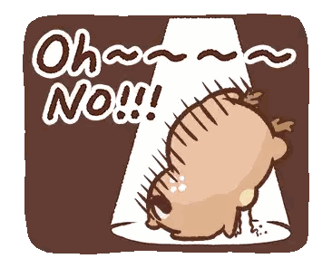 Pig Saying Oh No Sticker
