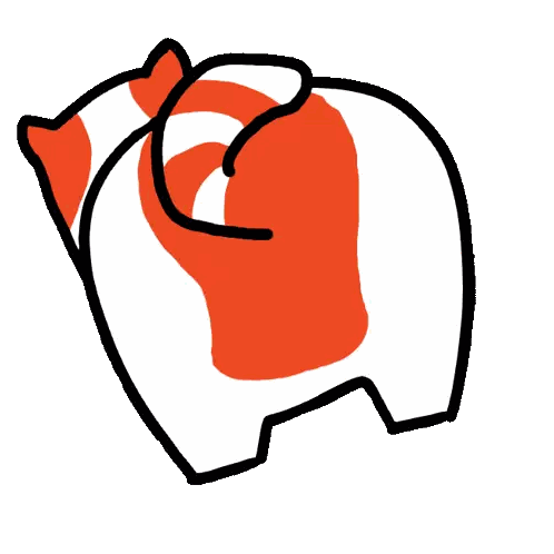 Pig With Red Spot Sticker