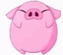 Piggy Cute Dancing Swaying Hips GIF