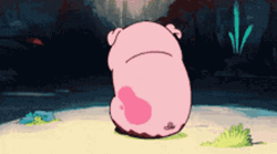 Piggy Gravity Falls Turning Around Looking GIF