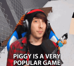 Piggy Is A Very Popular Game GIF