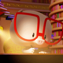Piggy Studying For Bar Exam GIF
