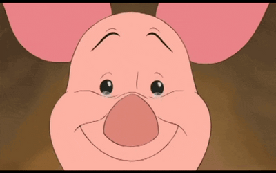 Piglet Crying Happy GIF