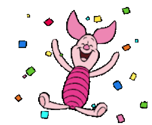 Piglet Winnie Sticker GIF