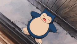 Pikachu Bounce It In Snorlax Tummy GIF
