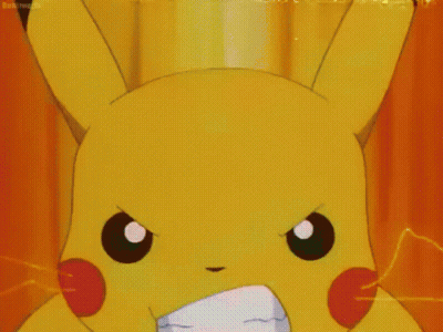 Pikachu Breathing Fire GIF