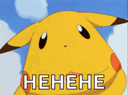 Pikachu Cute Hehehe GIF