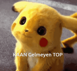 Pikachu Cute Kaan Gelmeyen Top GIF