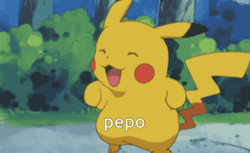 Pikachu Cute Marching Around Pepo GIF