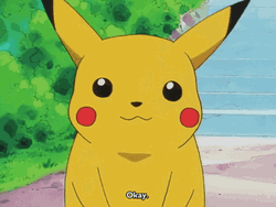 Pikachu Cute Okay Smiling GIF