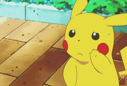 Pikachu Cute Tired Face GIF