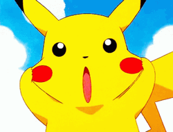 Pikachu Expand Its Cheeks And Tease GIF