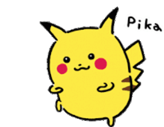 Pikachu Pokemon Sticker GIF