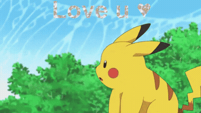 Pikachu Saying Love U GIF