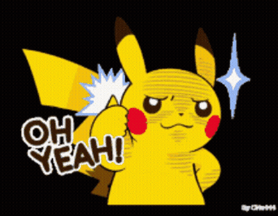 Pikachu Saying Oh Yeah GIF