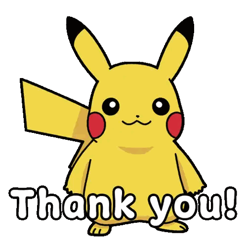 Pikachu Saying Thank You Sticker