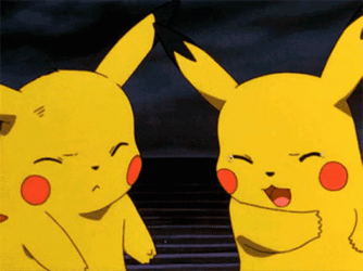 Pikachu Slapping Face Of Another Pikachu GIF