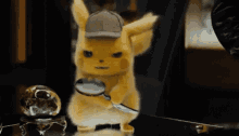 Pikachu Using Big Magnifying Glass To Search GIF