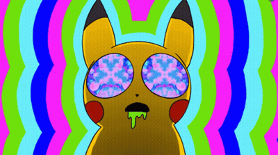 Pikachu With Green Liquid Coming Out Of Mouth GIF