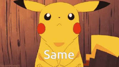 Pikachu With Same Face Text GIF