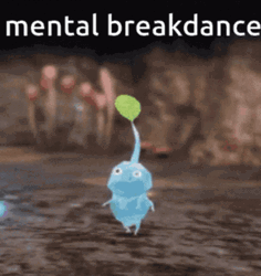 Pikmin Mental Breakdance GIF