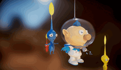 Pikmin Spinning Floating GIF