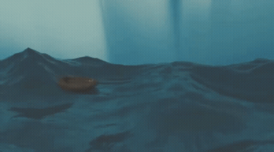Pile Of Hay On Ground Blue Sky GIF