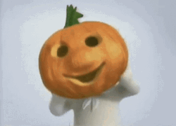 Pillsbury Doughboy Carrying Pumpkin GIF