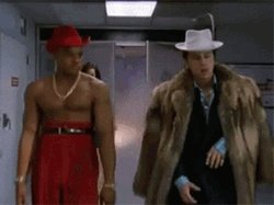 Pimp Walking In The Hallway GIF