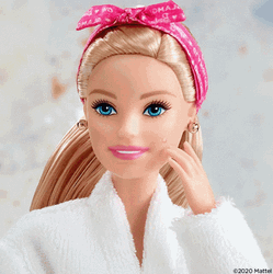 Pimple Popping Barbie Doll GIF