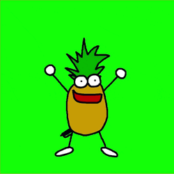 Pineapple Cartoon Dancing Retro GIF
