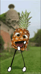 Pineapple Dancing Excited GIF