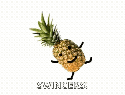 Pineapple Dancing With Arms And Legs GIF