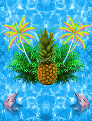 Pineapple Dolpin GIF
