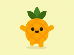 Pineapple Dribbble GIF