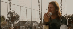 Pineapple Express Saul Silver Swing Eating Alone GIF