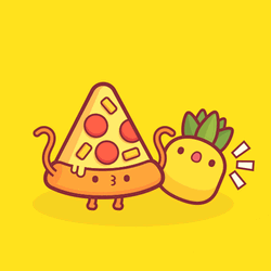 Pineapple Pizza Party GIF